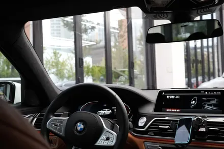 BMW 740I 시리즈 미네랄화이트 메탈릭 세라믹본드 썬팅 / 남양주 구리 하남