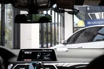 BMW 740I 시리즈 미네랄화이트 메탈릭 세라믹본드 썬팅 / 남양주 구리 하남