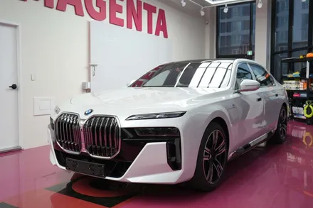 bmw 7시리즈 듀오톤 투톤 랩핑 남양주 신차패키지 미네랄 화이트 / 남양주 구리 하남