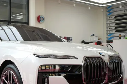 BMW 하남 740I 듀오톤(투톤) 랩핑 틴팅 실내PPF 마젠타 / 남양주 다산동
