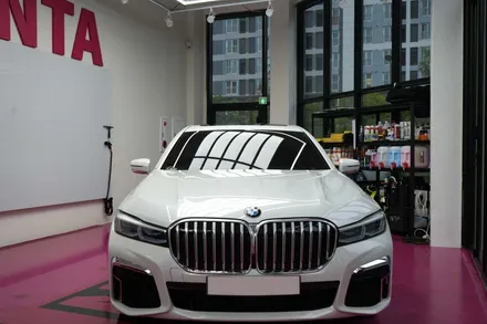 BMW 740I 시리즈 미네랄화이트 메탈릭 세라믹본드 썬팅 / 남양주 구리 하남