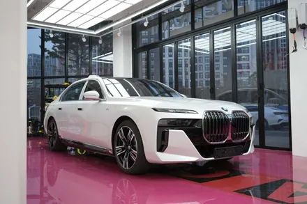 bmw 7시리즈 듀오톤 투톤 랩핑 남양주 신차패키지 미네랄 화이트 / 남양주 구리 하남