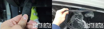 부천 인천 블랙박스 출장장착-아반떼 아이나비QXD5000 출장시공 / 남양주 구리 하남