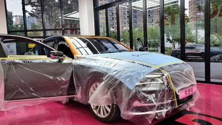 남양주 BMW 740LD 레인보우 V90 썬팅 틴팅 재시공 인스톨 / 남양주 구리 하남