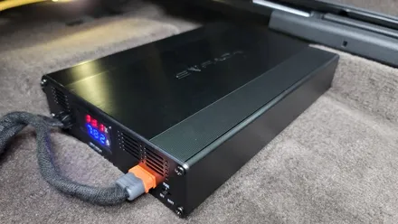안양 호계동 블랙박스 출장 시공 전문 - 제네시스 GV80 아이나비 QXD 7000 보조배터리 S 팩 12000 최저가 장착!! / 남양주 구리 하남