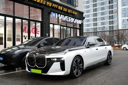 루마 버텍스 매버릭 농도 13%5% bmw 750e 썬팅 유리막코팅 / 남양주 구리 하남