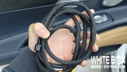 인천 블랙박스 출장시공 - 제네시스 GV80 아이나비QXD5000 마이티셀 보조배터리 깔끔한 시공!! / 남양주 구리 하남