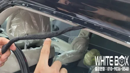 인천 남동구 블랙박스 출장 시공 전문 업체 - 제네시스 GV70 블랙박스 파인뷰 LX5000 파워 시공은 역시 화이트박스!! / 남양주 구리 하남