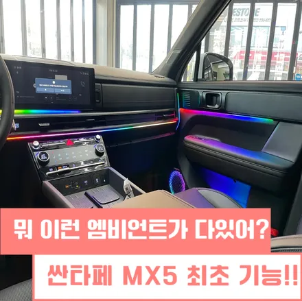 엠비언트 / 인천 남동구/싼타페MX5엠비언트 / 무빙엠비언트/순정연동