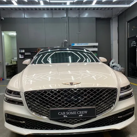 인천 신차패키지 G80 솔라가드 새턴 열차단썬팅 / 인천 남동구
