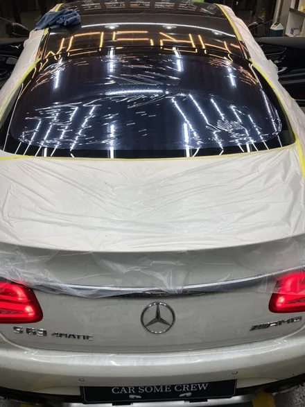 인천썬팅 벤츠 S63 AMG 블락포디 스카이블루 시공 / 인천 남동구
