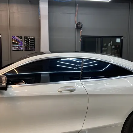 인천썬팅 벤츠 S63 AMG 블락포디 스카이블루 시공 / 인천 남동구