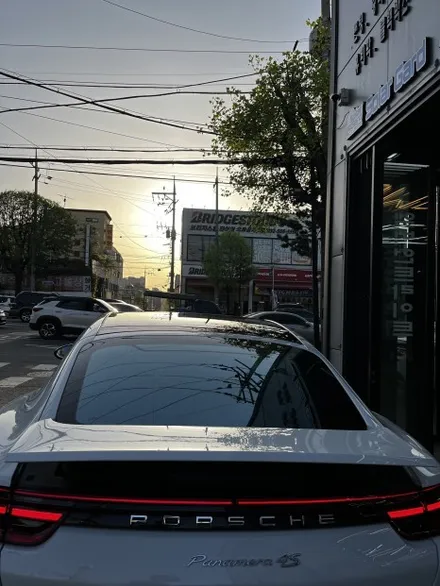 파나메라 썬팅 재시공 비내림 예방까지 확실하게 / 인천, 시흥, 부천