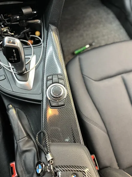 멋 없는 우드 톤 BMW 3시리즈 카본랩핑으로 멋있게 꾸며보자!! / 인천 남동구