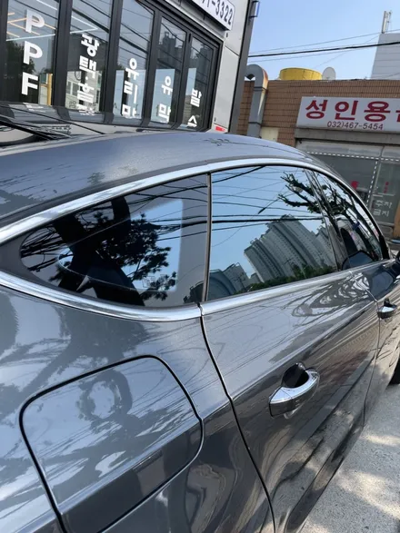 아우디 A7 비바스카이블루 한방에 무더위 탈출 + 드레스업 효과 !! / 인천 남동구