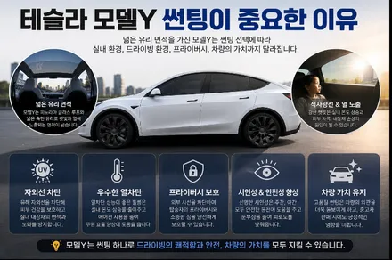 테슬라 모델 Y 썬팅 재시공, 솔라가드 V로 다시 선택한 이유 / 인천 남동구