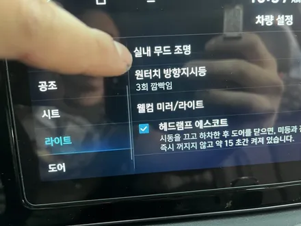 팰리세이드 순정엠비언트 활성화, 아이들이 너무 좋아해요 / 인천 남동구