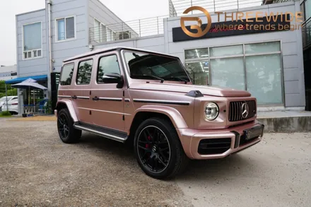 벤츠 지바겐 g63 amg 사틴 로즈골드 크롬 랩핑했어요 / 성남,판교,분당.강남