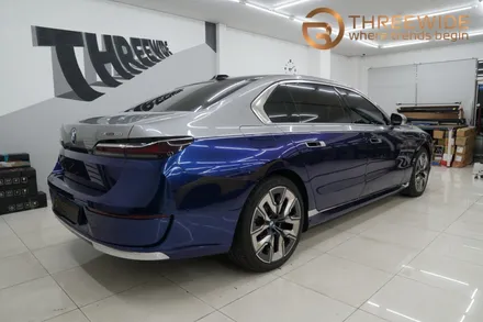 BMW i7 투톤랩핑 전문점 쓰리와이드에서 랩핑했어요 / 성남,판교,분당.강남