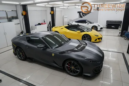 무광 페라리 812 컴페티지오네 PPF 전체랩핑 / 성남,판교,분당.강남