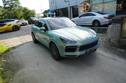 포르쉐 카이엔쿠페 이노즈텍 어반밤부 전체랩핑 / 성남,판교,분당.강남