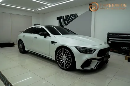 벤츠 GT63, 내 차를 완전히 다르게 만드는 방법!? (#전체랩핑 #사틴펄화이트 #3M #분당 #판교) / 성남시 수정구 시흥동