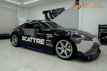 분당 랩핑 l 닛산 370z, 한정판 전시 데칼 랩핑 시공 (#3M #캐스트280 #스포츠카 #판교) / 성남시 수정구 시흥동