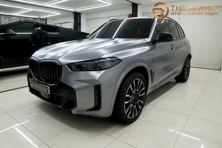 BMW X5, 사틴 그레이 & 실내 카본 전체 랩핑 시공 했어요! / 성남시 수정구 시흥동