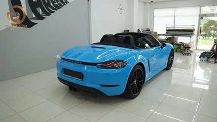 포르쉐 981 카이맨 에이버리 사틴 락그레이 랩핑 / 성남,판교,분당.강남