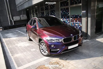 수원 랩핑 BMW X6 카멜레온 시공기! / 성남시 수정구 시흥동