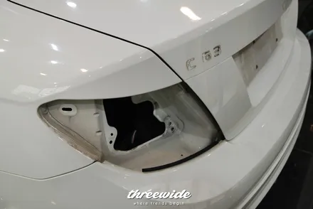 메르세데스 벤츠 C63 [사틴블랙 전체랩핑] / 성남시 수정구 시흥동