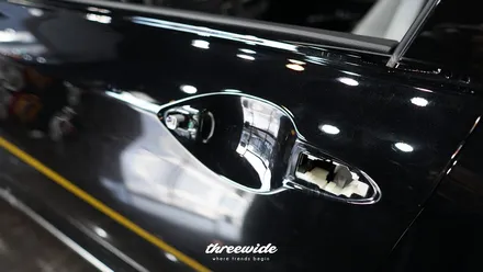벤츠 c63 amg [사틴 블랙 전체랩핑] / 성남시 수정구 시흥동