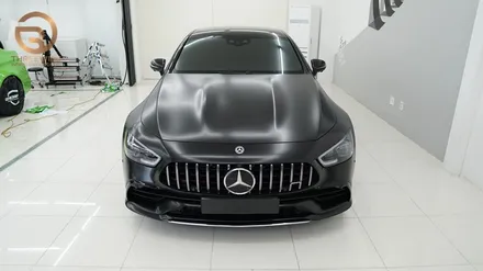 (분당 ppf) 벤츠 amg gt4door 사틴블랙 랩핑 / 성남시 수정구 시흥동