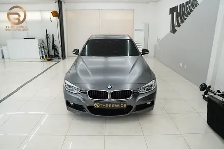 (분당 랩핑) BMW 3시리즈 사틴 그레이 메탈릭 랩핑 / 성남,판교,분당.강남