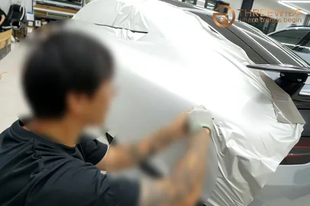 벤츠 GT63, 내 차를 완전히 다르게 만드는 방법!? (#전체랩핑 #사틴펄화이트 #3M #분당 #판교) / 성남시 수정구 시흥동
