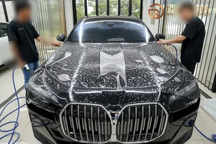 분당 BMW PPF 시공 1st, 신형 7시리즈 프론트 PPF 패키지 (#생활보호패키지 #부분PPF #B필러 #용인 #판교) / 성남시 수정구 시흥동