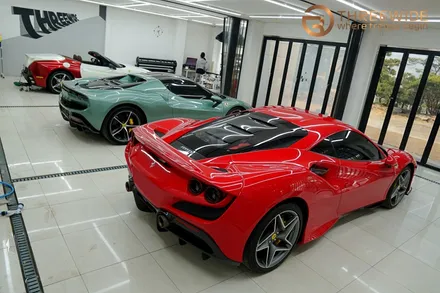 페라리 296 GTS, 다채로운 비주얼을 위한 카본 & 블랙 PPF 시공기 (#외부PPF #내부PPF #카본PPF #블랙PPF #실내가죽코팅 #분당 #판교) / 성남시 수정구 시흥동