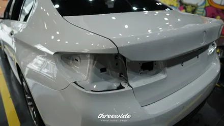 BMW 520D [사틴 블랙 전체랩핑] / 성남시 수정구 시흥동