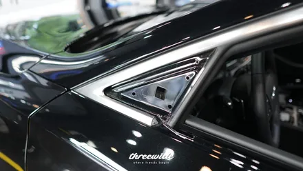 벤츠 c63 amg [사틴 블랙 전체랩핑] / 성남시 수정구 시흥동