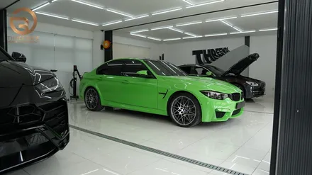 (분당 PPF) BMW M3 컴페티션 그린 랩핑 / 성남시 수정구 시흥동