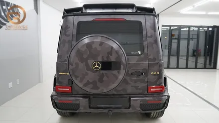 (분당 PPF) 벤츠 G63 AMG G바겐 블랙 카모 랩핑 / 성남시 수정구 시흥동