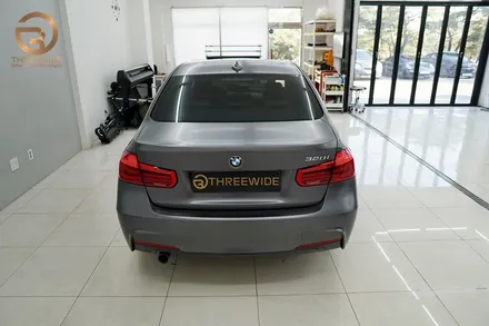 (분당 랩핑) BMW 3시리즈 사틴 그레이 메탈릭 랩핑 / 성남,판교,분당.강남