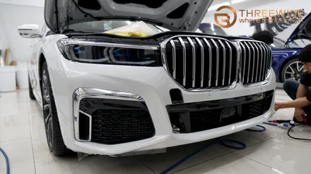 분당, BMW 7시리즈 프론트 PPF 시공기! (#프론트패키지 #도어PPF #유리막코팅 #판교수원)