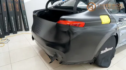 BMW 5시리즈, 무광 컬러는 랩핑으로 해야 하는 이유! (#사틴블랙 #전체랩핑 #분당랩핑 #판교랩핑) / 성남,판교,분당.강남