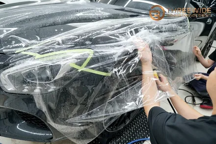 벤츠 분당 사고 처리, 부분 PPF 재시공 가능할까? (#AMGGT #프론트PPF #사고처리 #보험처리 #판교) / 성남시 수정구 시흥동