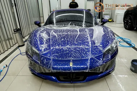 FMK 랩핑 & PPF 공식 지정 센터, 페라리 296 GTS 전체 PPF 시공기 (#외부 #내부 #판교) / 성남시 수정구 시흥동