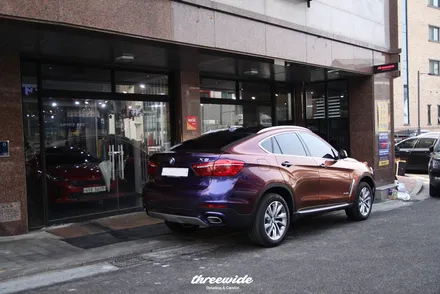 수원 랩핑 BMW X6 카멜레온 시공기! / 성남시 수정구 시흥동