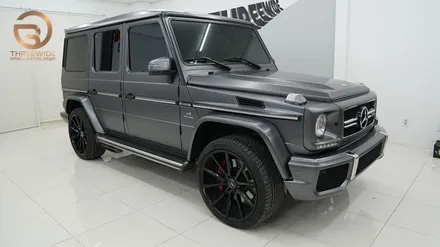 (분당 PPF) 벤츠 G63 AMG 지바겐 사틴 그레이 전체랩핑 / 성남시 수정구 시흥동
