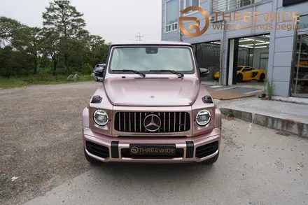 벤츠 지바겐 g63 amg 사틴 로즈골드 크롬 랩핑했어요 / 성남,판교,분당.강남