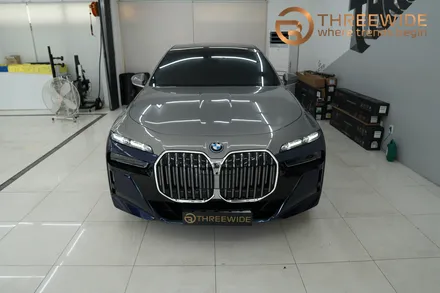 BMW 750e (i7 m70) 순정처럼 투톤랩핑 했어요 / 성남,판교,분당.강남